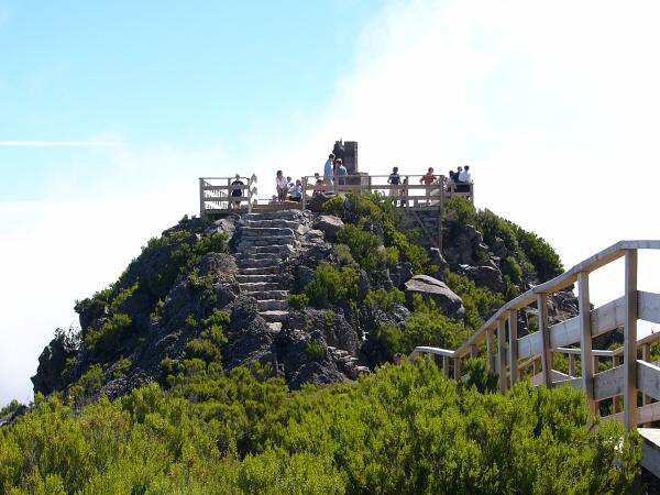 Vrcholek Pico Ruivo