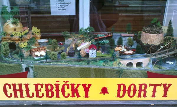Vláček v krajině pochoutek